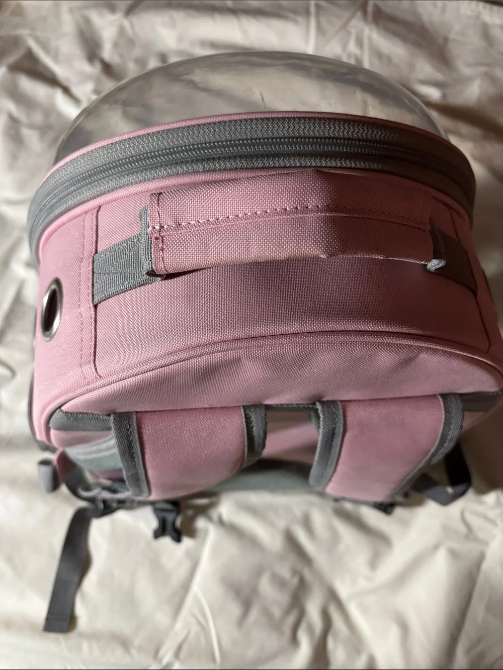 Pink Transparent Bubble Backpack Pet Carrier